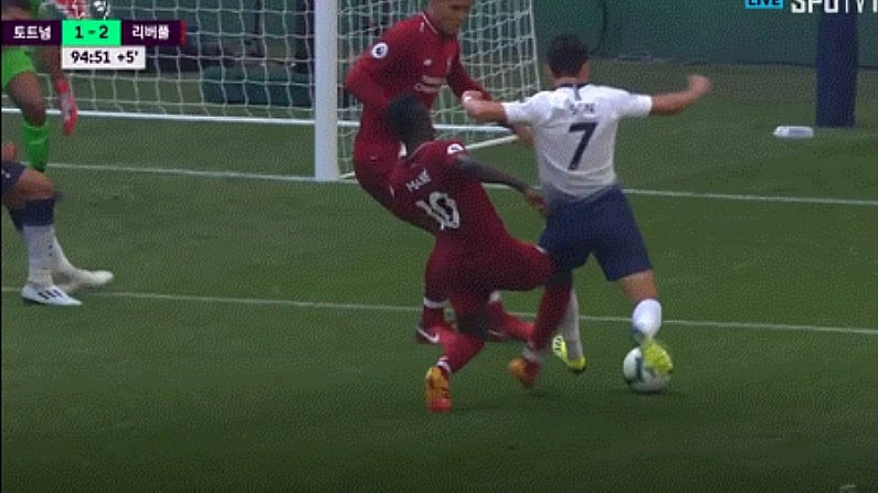 Liverpool Spectacularly Lucky Not To Concede Late Penalty Vs Spurs