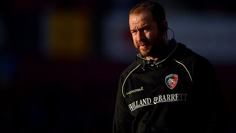 10 December 2016; Leicester Tigers assistant coach Geordan Murphy before the European Rugby Champions Cup Pool 1 Round 3 match between Munster and Leicester Tigers at Thomond Park in Limerick. Photo by Brendan Moran/Sportsfile