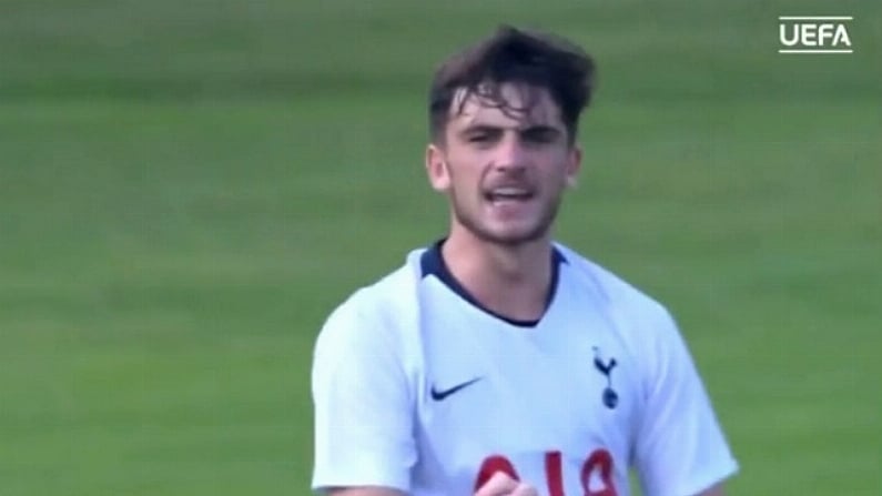 Ireland U19 International Sent Off In Strange Circumstances For Spurs