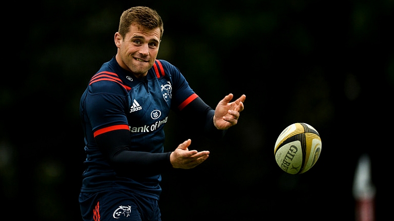 17 September 2018; CJ Stander during Munster rugby squad training at the University of Limerick in Limerick. Photo by Diarmuid Greene/Sportsfile