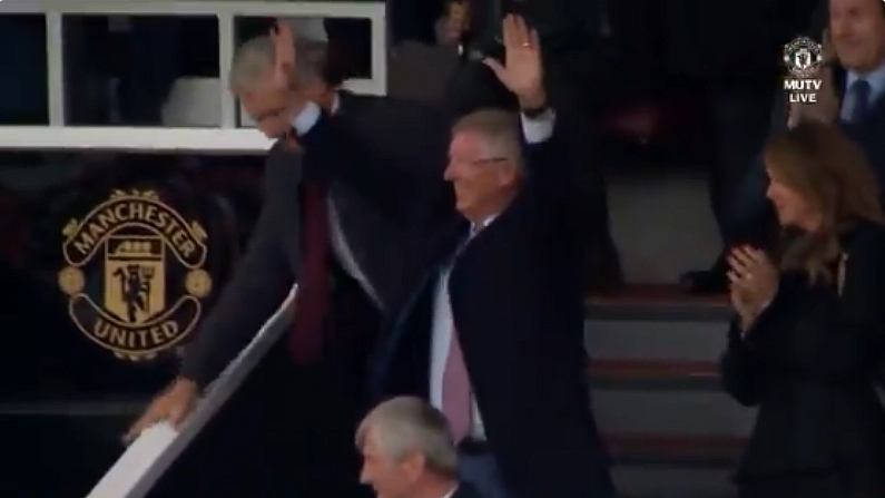 Watch: Alex Ferguson Really Enjoyed The Warm Reception On His Return