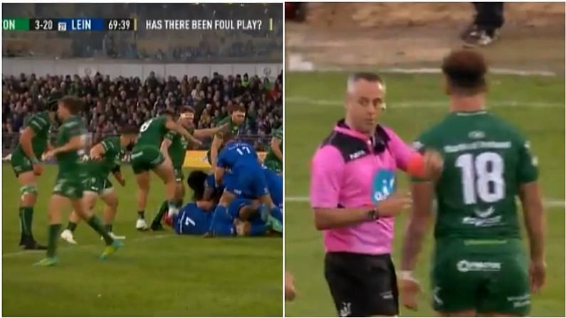 Watch: Connacht Down To 14 After Sickening Stamp On Van Der Flier