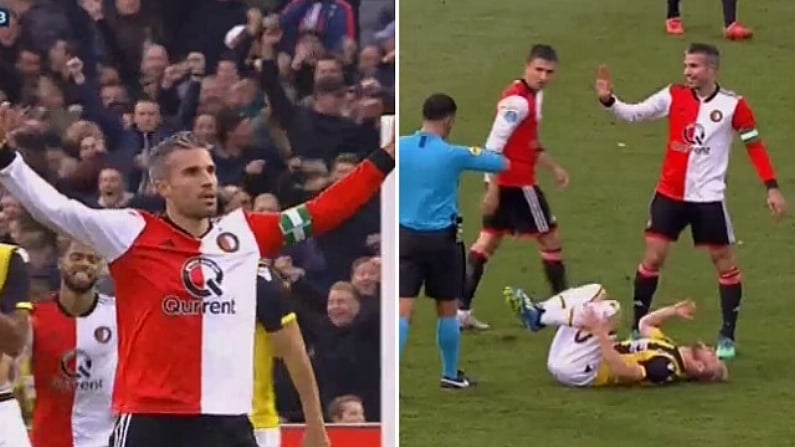 Watch: Robin Van Persie Has Thoroughly Eventful Four Minutes