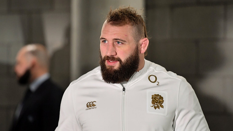 18 March 2017; Joe Marler of England arrives prior to the RBS Six Nations Rugby Championship match between Ireland and England at the Aviva Stadium in Lansdowne Road, Dublin. Photo by Brendan Moran/Sportsfile