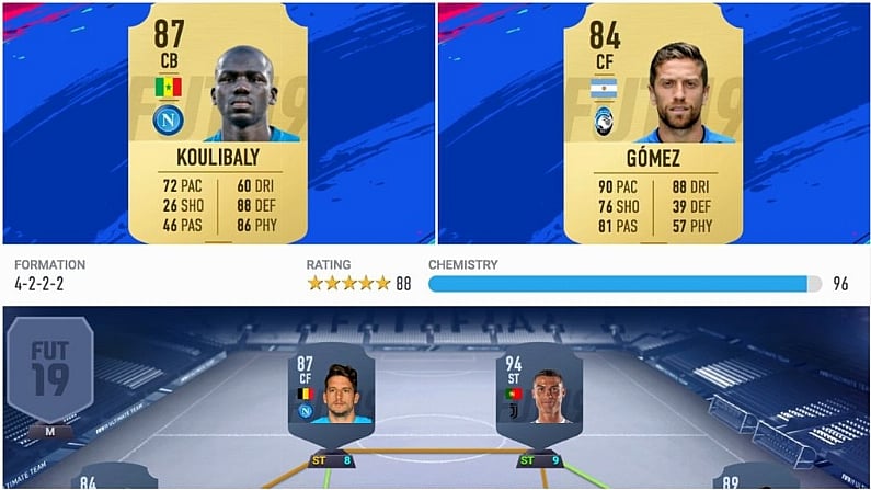 What Is The Best FIFA 19 Serie A Ultimate Team?