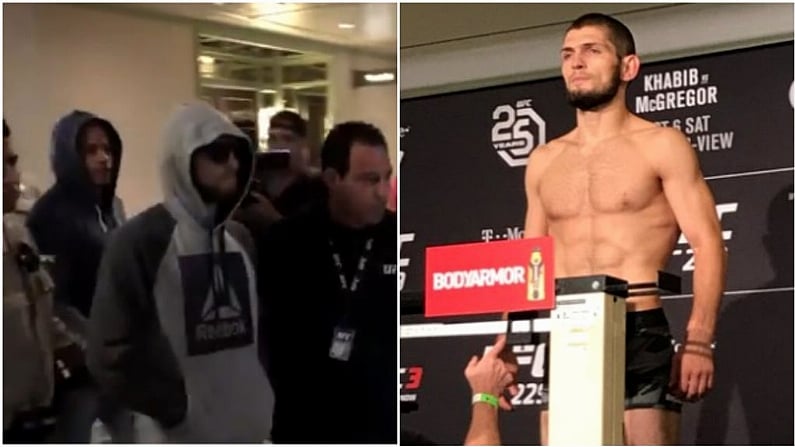 Khabib Weigh-In Goes Ahead Seconds After Doors Open In Las Vegas