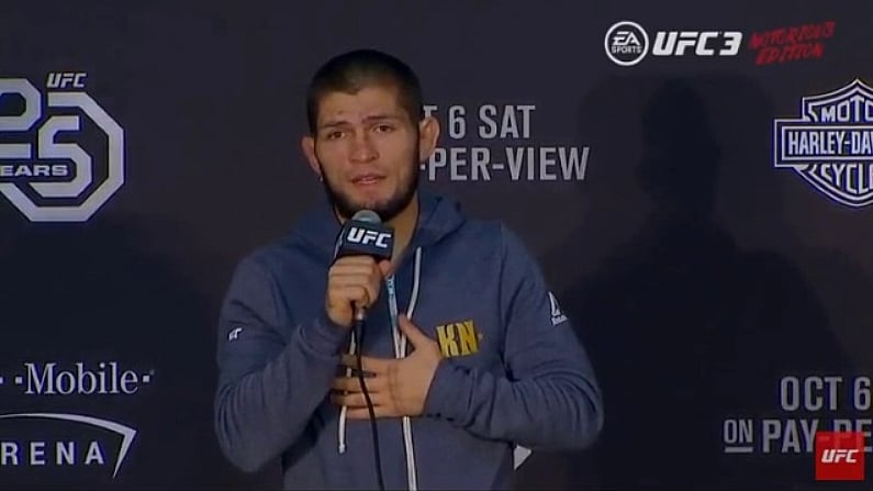 Khabib Defends Actions Following Disgraceful UFC 229 Scenes