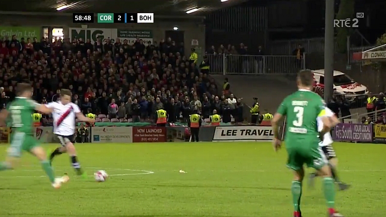 Watch: 40-Yard Rocket From Ian Morris Lights Up FAI Cup Semi Final