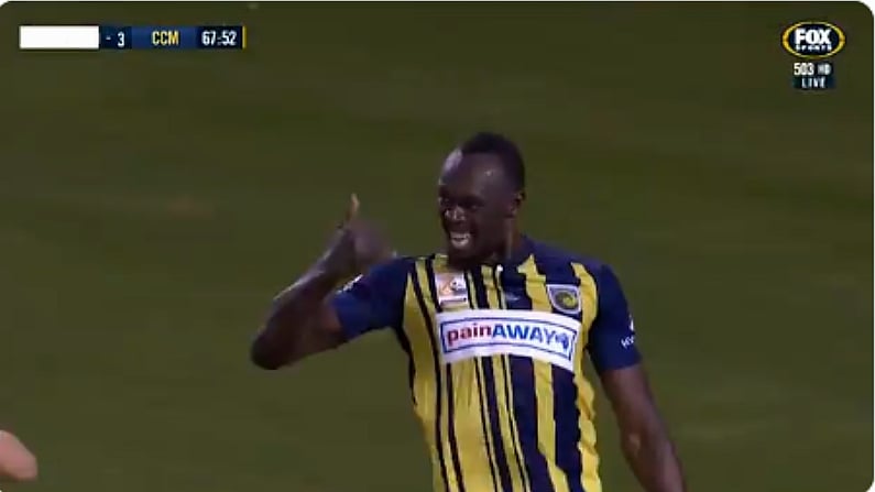 Watch: Usain Bolt Scores Twice Alongside Ross McCormack As World Stops Making Sense