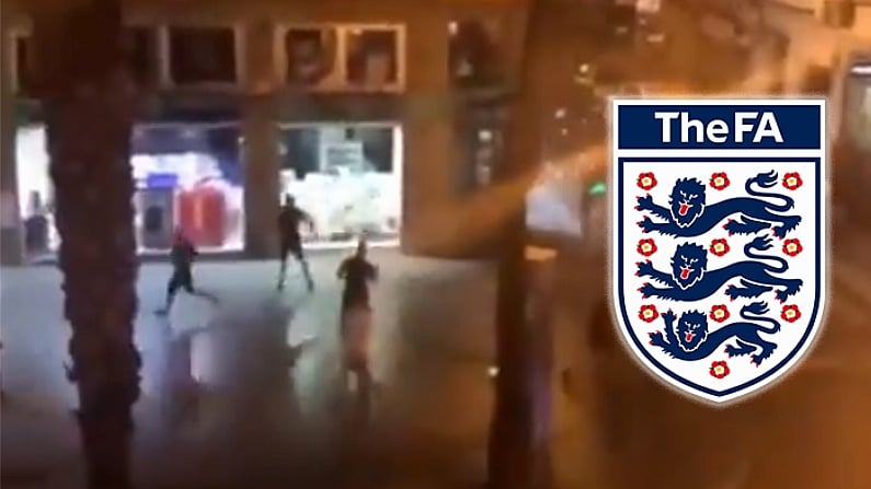 FA Release Statement Condemning Scenes As England Fans Clash With Spanish Police