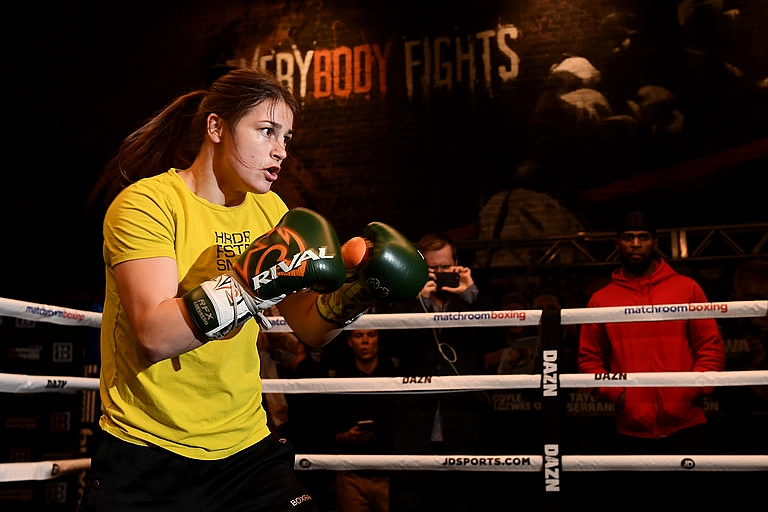 What time is Katie Taylor fighting?