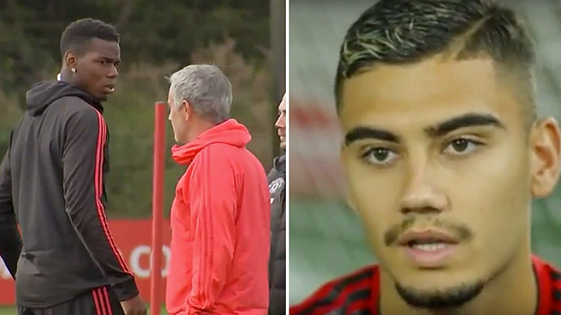 Andreas Pereira Reveals Reason Behind Mourinho/Pogba Spat