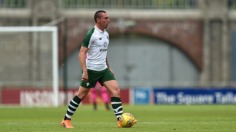 7 July 2018; Scott Brown of Glasgow Celtic during the Soccer friendly between Shamrock Rovers and Glasgow Celtic at Tallaght Stadium in Tallaght, Co. Dublin.  Photo by David Fitzgerald/Sportsfile