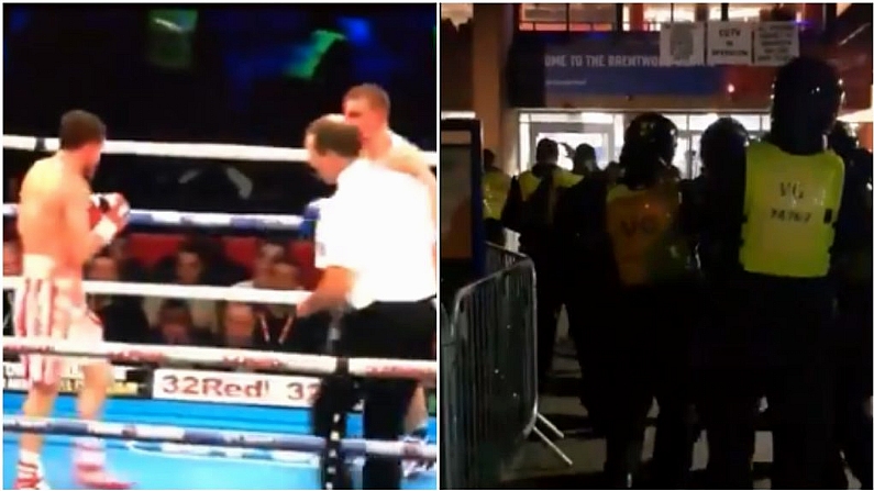 Crowd Trouble Dominates Proceedings At Latest Frank Warren Event