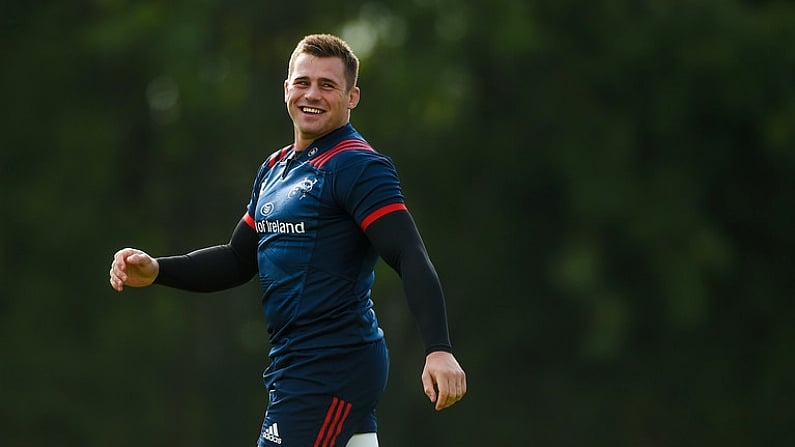 1 October 2018; CJ Stander during Munster Rugby squad training at the University of Limerick in Limerick. Photo by Diarmuid Greene/Sportsfile