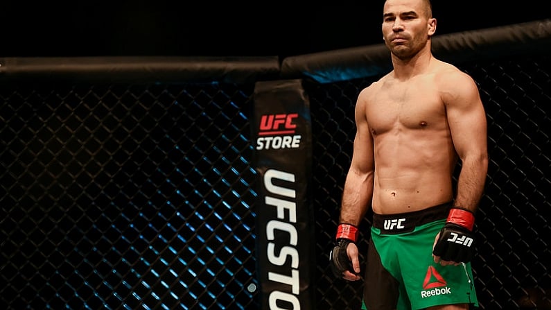 19 November 2016; Artem Lobov ahead of his Featherweight bout against Teruto Ishihara at UFC Fight Night 99 in the SSE Arena, Belfast. Photo by David Fitzgerald/Sportsfile