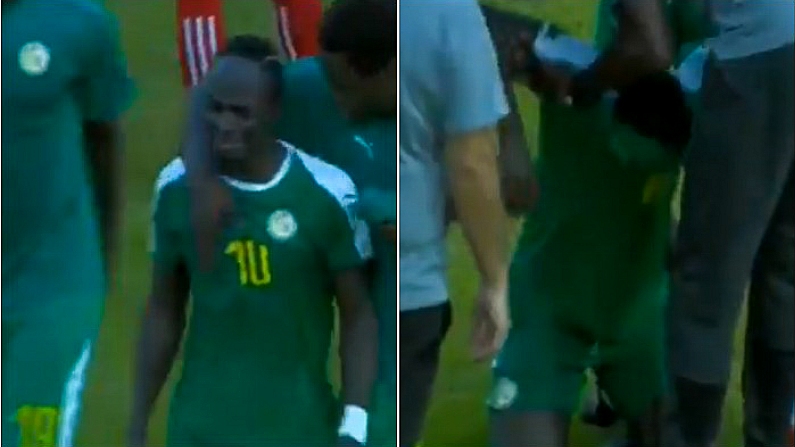 Watch: Crestfallen Sadio Mané Leaves Pitch In Tears After Senegal Game