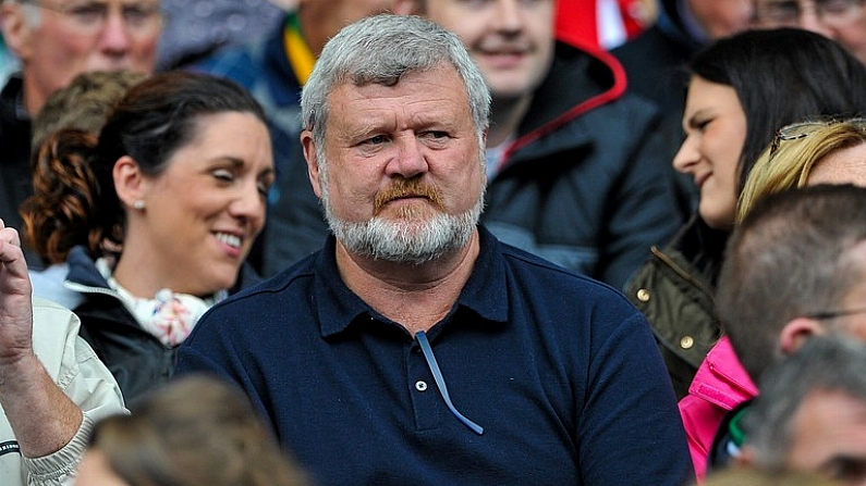 23 August 2015; Former Kerry player Eoin 'bomber' Liston watches on during the game. GAA Football All-Ireland Senior Championship, Semi-Final, Kerry v Tyrone. Croke Park, Dublin. Picture credit: Daire Brennan / SPORTSFILE