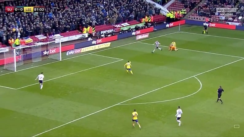 Watch: Goalkeeping Howler Sends Leeds Top Of Championship