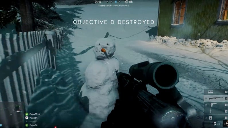 Explained: How To Build A Snowman In Battlefield V