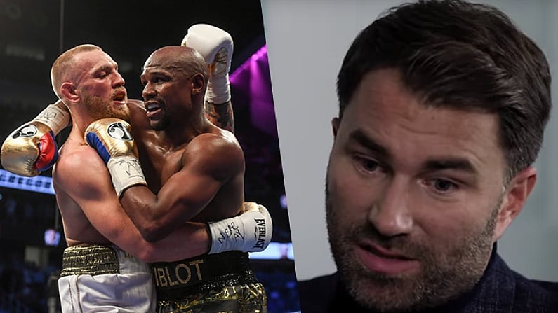 Eddie Hearn Believes Mayweather/McGregor Fight A 'Con Job'