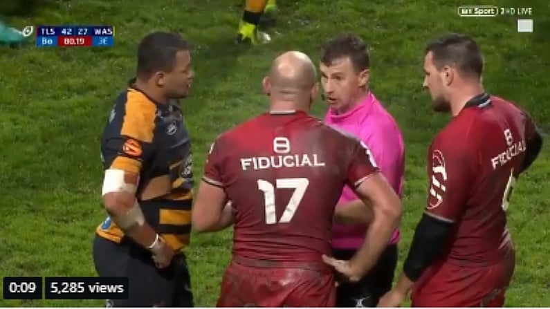 Watch: Nigel Owens No-Bullshit Defusing Of On-Field Tension