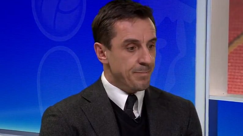 Watch: Shocked Gary Neville Bemoans Absolutely Hopeless Man United