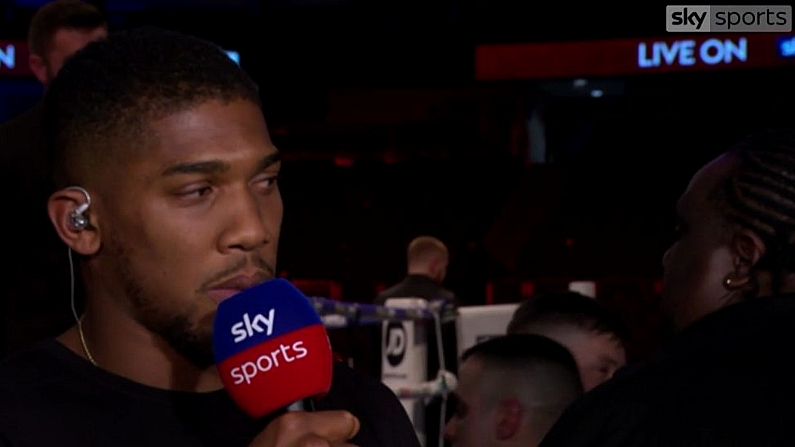 Joshua Labels Whyte An 'Idiot' After Post-Fight Exchange