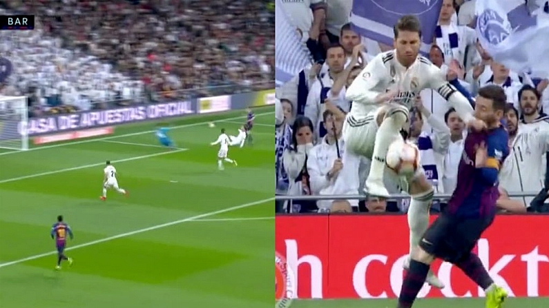 Watch: Rakitic The Hero, Ramos The Villain As Barcelona Beat Real Madrid