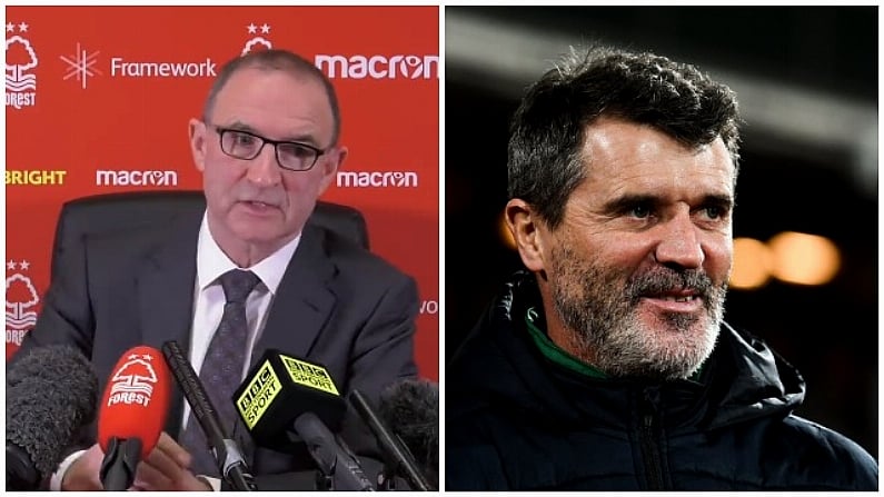 Martin O'Neill Wishes Forest Players 'Good Luck' Trying To Fine Roy Keane