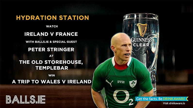 Peter Stringer Announced For Our Ireland v France Event In Dublin