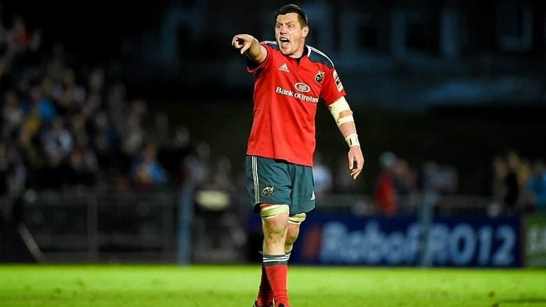 16 May 2014; James Coughlan, Munster. Celtic League 2013/14 Play-off, Glasgow Warriors v Munster, Scotstoun Stadium, Glasgow, Scotland. Picture credit: Diarmuid Greene / SPORTSFILE