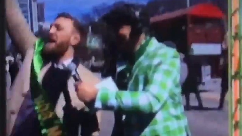 Watch: McGregor Bigs Up The Chicago Plumbers At Paddy's Day Parade