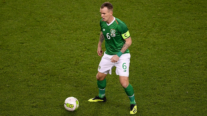 15 November 2018; Glenn Whelan of Republic of Ireland during the International Friendly match between Republic of Ireland and Northern Ireland at the Aviva Stadium in Dublin. Photo by Eoin Noonan/Sportsfile