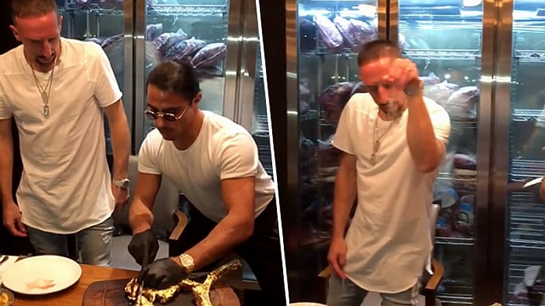 Franck Ribery Eats Golden Steak, Tells Everyone To Fuck Off