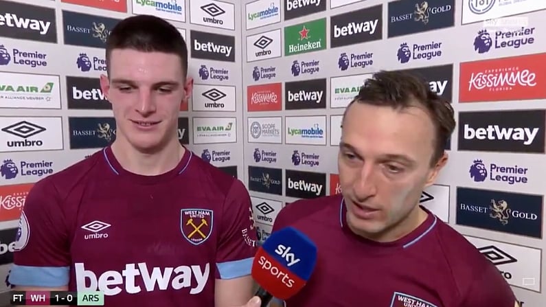 Widespread Praise For Declan Rice Following Match Winning Performance