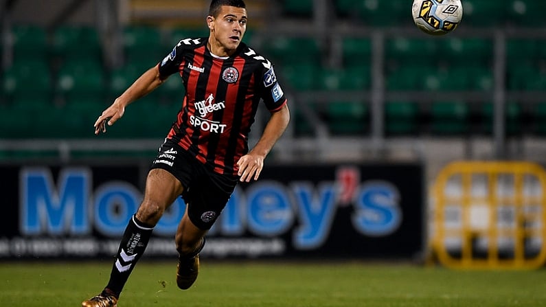 30 October 2018; Ali Reghba of Bohemians during the SSE Airtricity U19 League Final match between Shamrock Rovers and Bohemians at Tallaght Stadium, in Dublin. Photo by Harry Murphy/Sportsfile