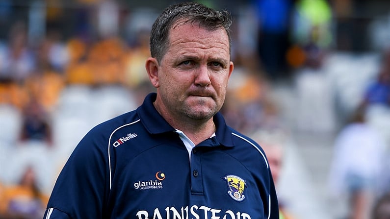 14 July 2018; Wexford manager Davy Fitzgerald prior to the GAA Hurling All-Ireland Senior Championship Quarter-Final match between Clare and Wexford at Pairc Ui Chaoimh in Cork. Photo by Brendan Moran/Sportsfile