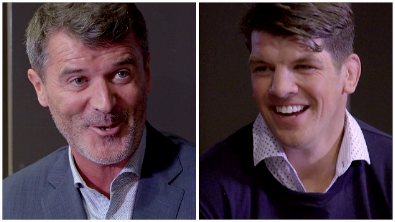 Roy Keane Meets Donncha O'Callaghan To Talk Life After Football