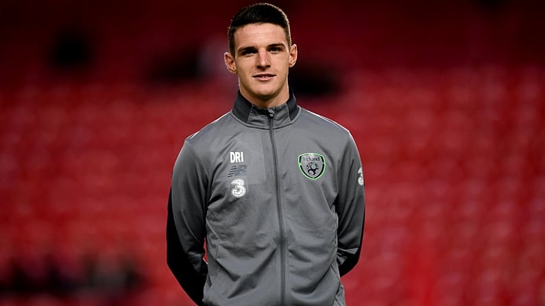 23 March 2018; Declan Rice of Republic of Ireland prior to the International Friendly match between Turkey and Republic of Ireland at Antalya Stadium in Antalya, Turkey. Photo by Stephen McCarthy/Sportsfile