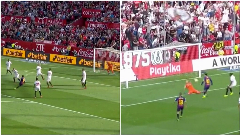 Watch: More Messi Magic As Argentine's Hat Trick Secures Sevilla Victory