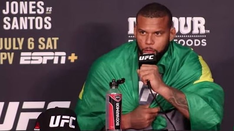 What Thiago Santos Endured To Go 5 Rounds Against Jon Jones Is INSANE