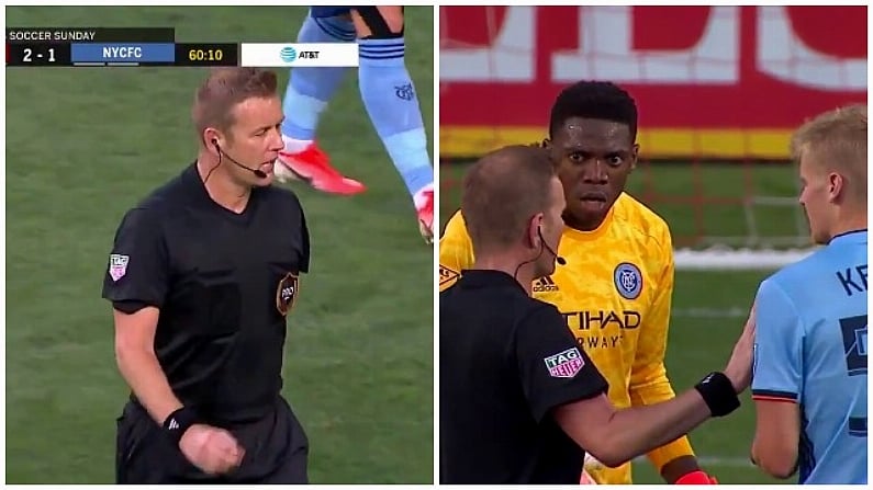 Irish Ref Amid MLS Controversy As Coach Has To Be Restrained