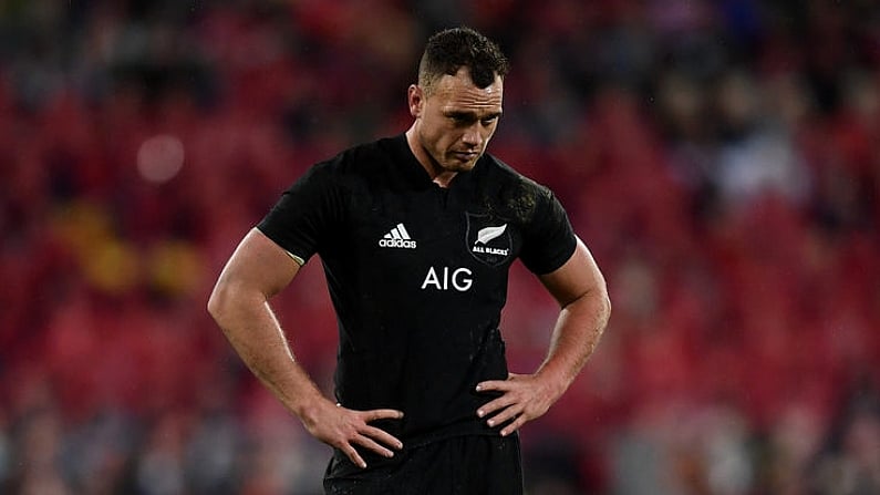 1 July 2017; Israel Dagg of New Zealand during the Second Test match between New Zealand All Blacks and the British & Irish Lions at Westpac Stadium in Wellington, New Zealand. Photo by Stephen McCarthy/Sportsfile