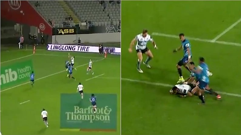 Watch: Israel Folau Enters Super Rugby History Books With Trademark Try