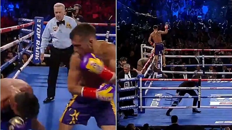 Utterly Class Lomachenko Floors Crolla With Fourth Round Crushing KO