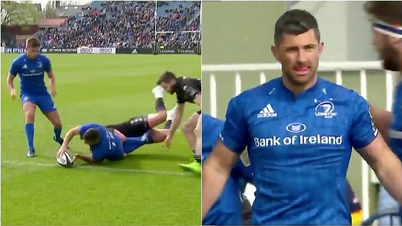 Rob Kearney Ended An Unwanted Streak Against Glasgow Today