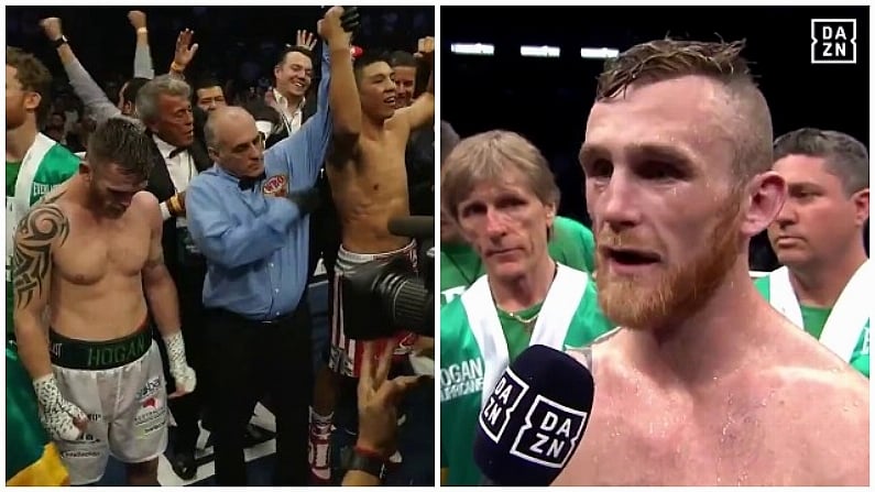 Irishman Furious With Decision After Controversial World Title Fight Defeat