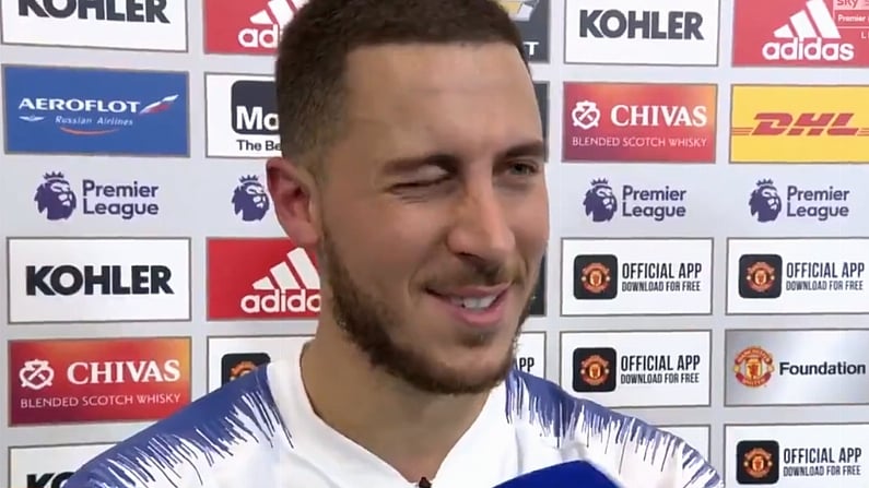 Eden Hazard's Wink Tells You All You Need To Know About His Chelsea Future