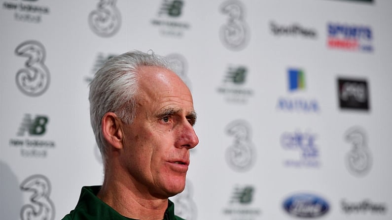 Mick McCarthy Reacts To 'Shocking' Acid Attack On Ireland Underage Footballer